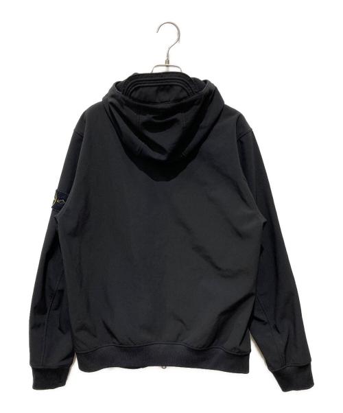 STONE ISLAND（ストーンアイランド）STONE ISLAND (ストーンアイランド) ソフトシェルジャケット ブラック サイズ:Mの古着・服飾アイテム