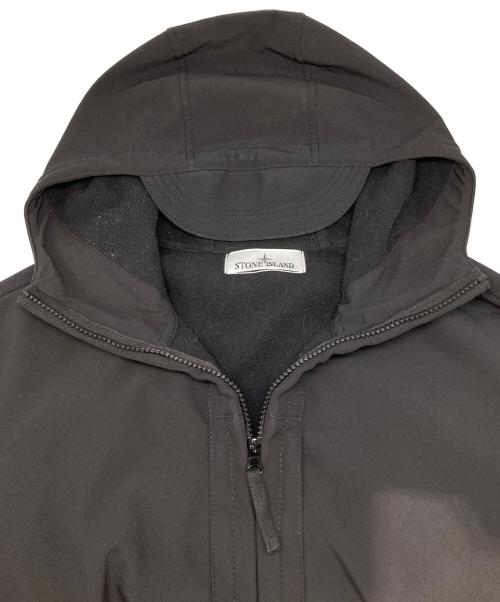 STONE ISLAND（ストーンアイランド）STONE ISLAND (ストーンアイランド) ソフトシェルジャケット ブラック サイズ:Mの古着・服飾アイテム