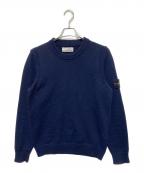 STONE ISLANDストーンアイランド）の古着「クルーネックニット」｜ネイビー