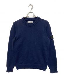 STONE ISLAND（ストーンアイランド）の古着「クルーネックニット」｜ネイビー