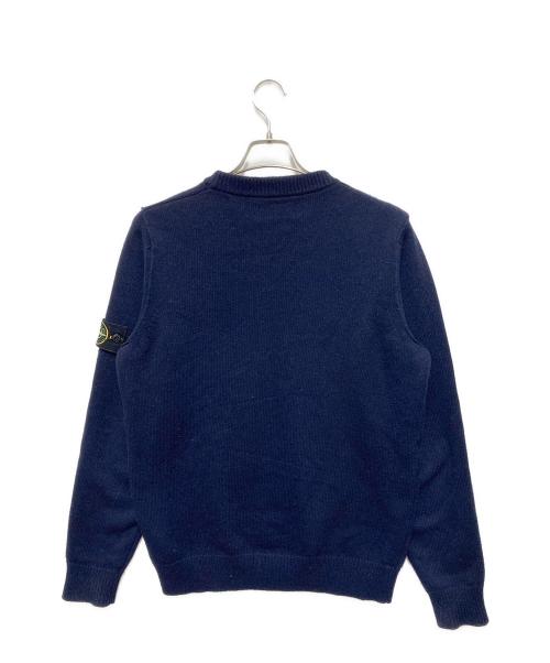 STONE ISLAND（ストーンアイランド）STONE ISLAND (ストーンアイランド) クルーネックニット ネイビー サイズ:Mの古着・服飾アイテム