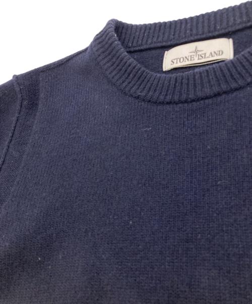 STONE ISLAND（ストーンアイランド）STONE ISLAND (ストーンアイランド) クルーネックニット ネイビー サイズ:Mの古着・服飾アイテム