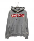 GUCCIグッチ）の古着「THEFACEボックスプリントパーカー」｜グレー