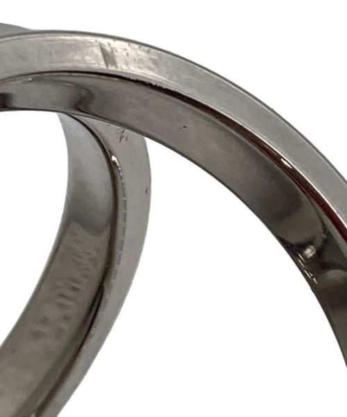 HERMES（エルメス）HERMES (エルメス) スカーフリング 90 《トリオ》 シルバーの古着・服飾アイテム