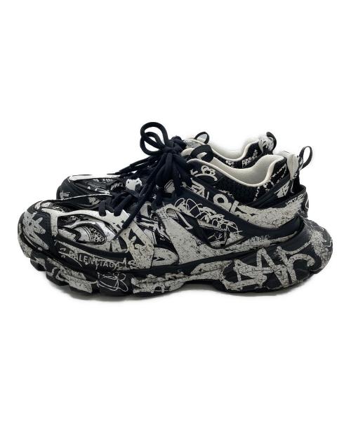 BALENCIAGA（バレンシアガ）BALENCIAGA (バレンシアガ) トラックスニーカー ブラック×ホワイト サイズ:27cmの古着・服飾アイテム