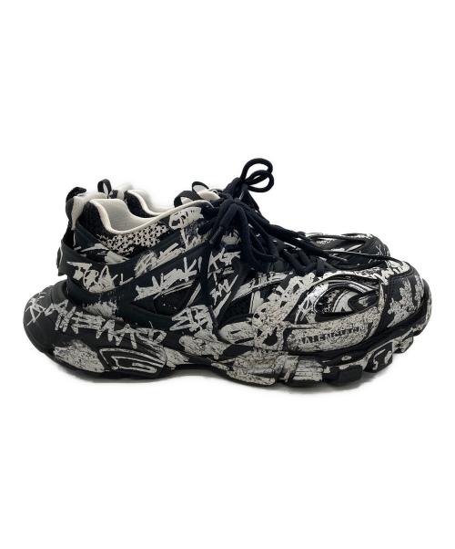 BALENCIAGA（バレンシアガ）BALENCIAGA (バレンシアガ) トラックスニーカー ブラック×ホワイト サイズ:27cmの古着・服飾アイテム