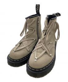Dr.Martens×RICK OWENS（ドクターマーチン×リックオウエンス）の古着「コラボスエードレースアップシューズ」｜グレー