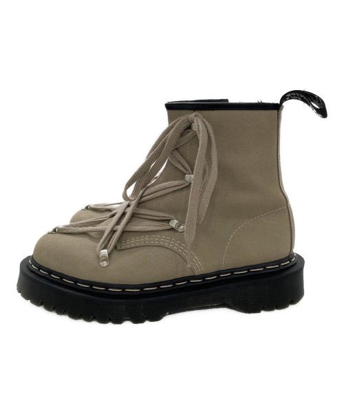 Dr.Martens（ドクターマーチン）Dr.Martens (ドクターマーチン) RICK OWENS (リックオウエンス) コラボスエードレースアップシューズ グレー サイズ:UK7の古着・服飾アイテム