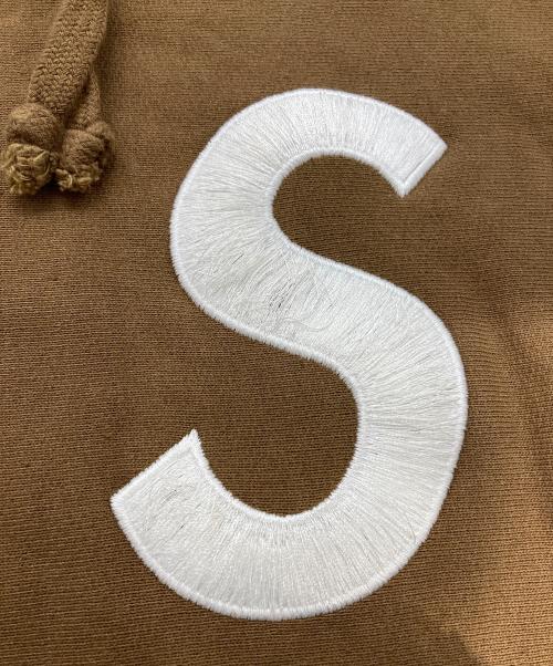 SUPREME（シュプリーム）SUPREME (シュプリーム) ロゴパーカー ブラウン サイズ:Ｓの古着・服飾アイテム
