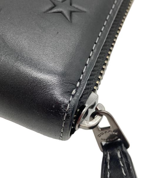 COACH（コーチ）COACH (コーチ) アコーディオン ウォレット・スター プリント ブラックの古着・服飾アイテム