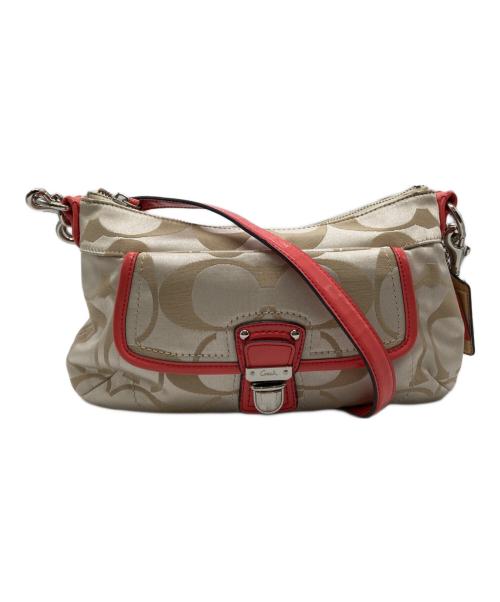 COACH（コーチ）COACH (コーチ) ワンショルダーバッグ ベージュの古着・服飾アイテム