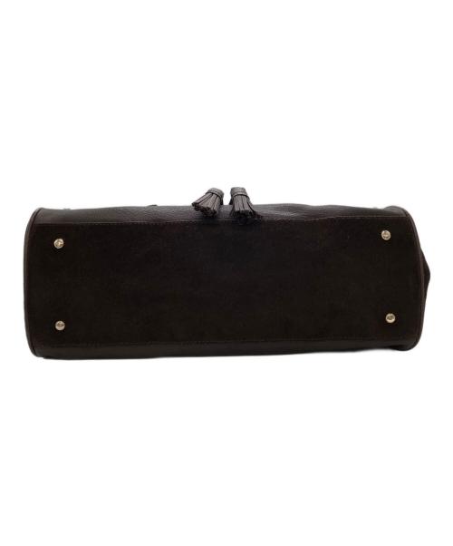 MaxMara（マックスマーラ）MaxMara (マックスマーラ) スエードハンドバッグ ブラウンの古着・服飾アイテム