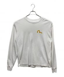 EVISU（エヴィス）の古着「クラシック50年代カープリント リラックスフィット 長袖Tシャツ」｜ホワイト