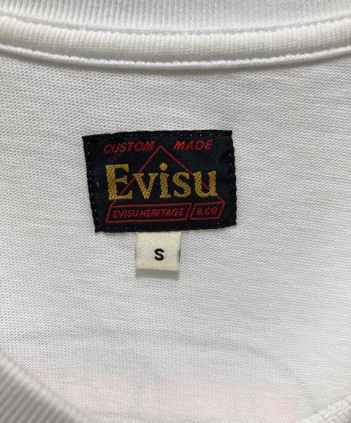 EVISU（エヴィス）EVISU (エヴィス) クラシック50年代カープリント リラックスフィット 長袖Tシャツ ホワイト サイズ:Ｓの古着・服飾アイテム