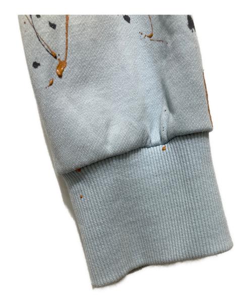 EVISU（エヴィス）EVISU (エヴィス) ロゴとカモメプリント リラックスフィットスウェットシャツ ブルー サイズ:Ｓの古着・服飾アイテム