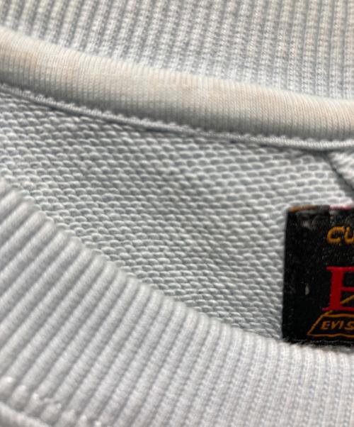 EVISU（エヴィス）EVISU (エヴィス) ロゴとカモメプリント リラックスフィットスウェットシャツ ブルー サイズ:Ｓの古着・服飾アイテム