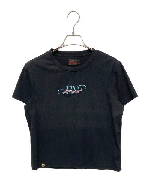 EVISU（エヴィス）EVISU (エヴィス) EV'プリント スリムフィット Tシャツ ブラック サイズ:Mの古着・服飾アイテム