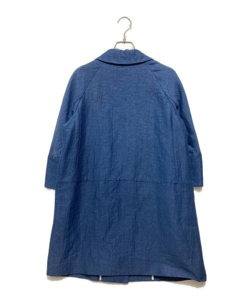 'S Max Mara（エスマックスマーラ）'S Max Mara (エスマックスマーラ) シルクリネン混セットアップ ブルー サイズ:Mの古着・服飾アイテム
