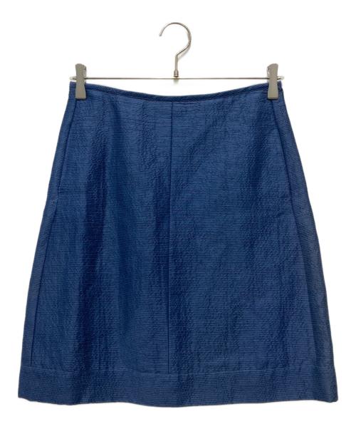 'S Max Mara（エスマックスマーラ）'S Max Mara (エスマックスマーラ) シルクリネン混セットアップ ブルー サイズ:Mの古着・服飾アイテム