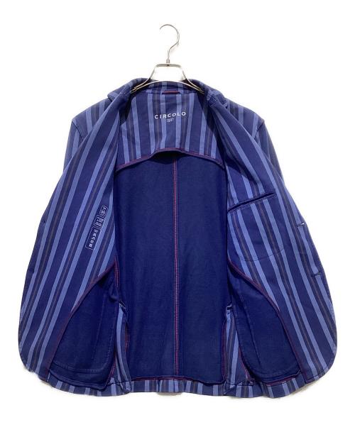 CIRCOLO 1901（チルコロ1901）CIRCOLO 1901 (チルコロ1901) テーラードジャケット ブルー サイズ:XLの古着・服飾アイテム