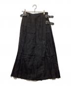 O'NEIL OF DUBLINオニールオブダブリン）の古着「ラップスカート」｜ブラック