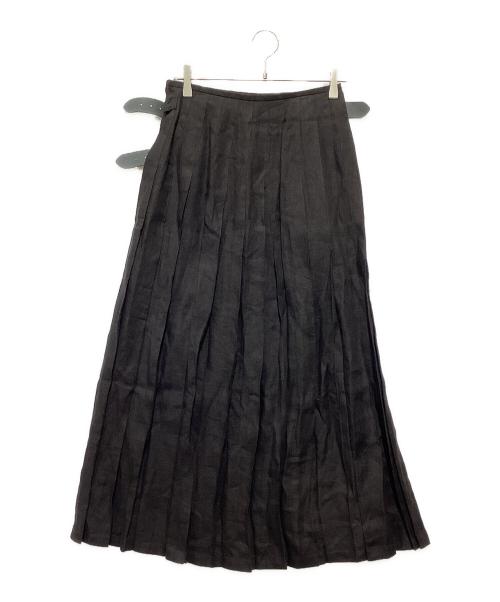 O'NEIL OF DUBLIN（オニールオブダブリン）O'NEIL OF DUBLIN (オニールオブダブリン) ラップスカート ブラック サイズ:Mの古着・服飾アイテム