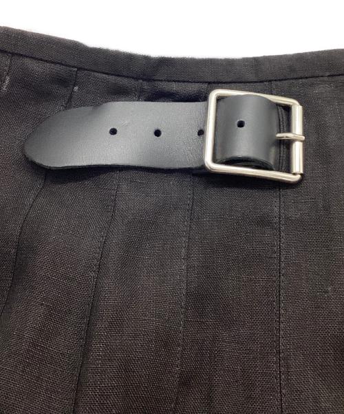 O'NEIL OF DUBLIN（オニールオブダブリン）O'NEIL OF DUBLIN (オニールオブダブリン) ラップスカート ブラック サイズ:Mの古着・服飾アイテム