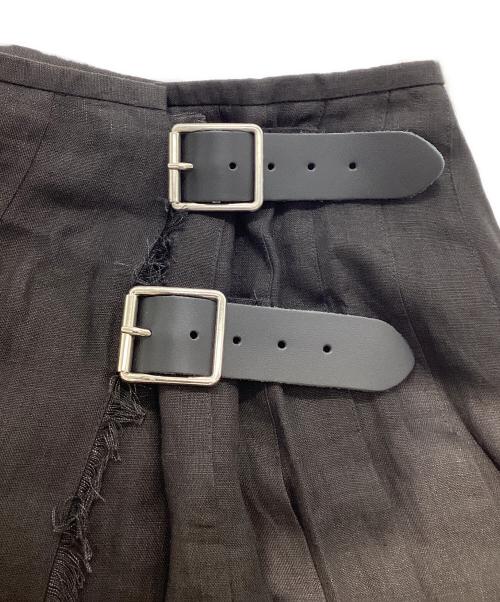 O'NEIL OF DUBLIN（オニールオブダブリン）O'NEIL OF DUBLIN (オニールオブダブリン) ラップスカート ブラック サイズ:Mの古着・服飾アイテム