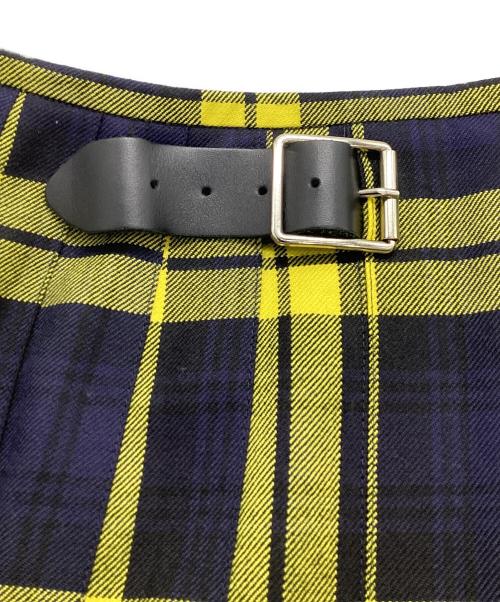 O'NEIL OF DUBLIN（オニールオブダブリン）O'NEIL OF DUBLIN (オニールオブダブリン) ラップスカート イエロー サイズ:XSの古着・服飾アイテム