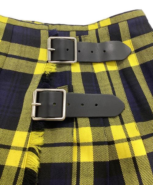 O'NEIL OF DUBLIN（オニールオブダブリン）O'NEIL OF DUBLIN (オニールオブダブリン) ラップスカート イエロー サイズ:XSの古着・服飾アイテム
