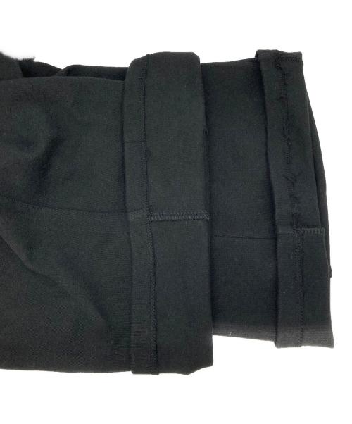 YENN（イエン）YENN (イエン) KNEE TUCK SWEAT PANT ブラック サイズ:36の古着・服飾アイテム