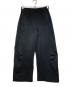 YENN（イエン）の古着「KNEE TUCK SWEAT PANT」｜ブラック
