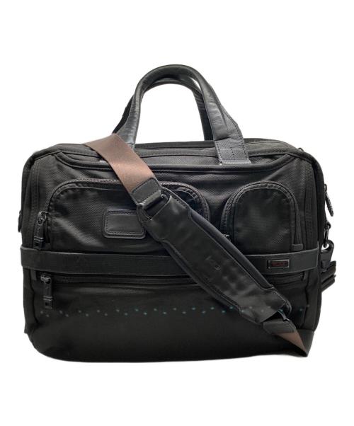 TUMI（トゥミ）TUMI (トゥミ) レザーハンドルブリーフケース ブラックの古着・服飾アイテム