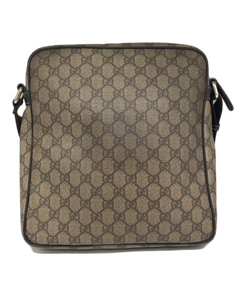 GUCCI（グッチ）GUCCI (グッチ) GGスプリームショルダーバッグ ベージュ×ブラウン サイズ:OneSizeの古着・服飾アイテム