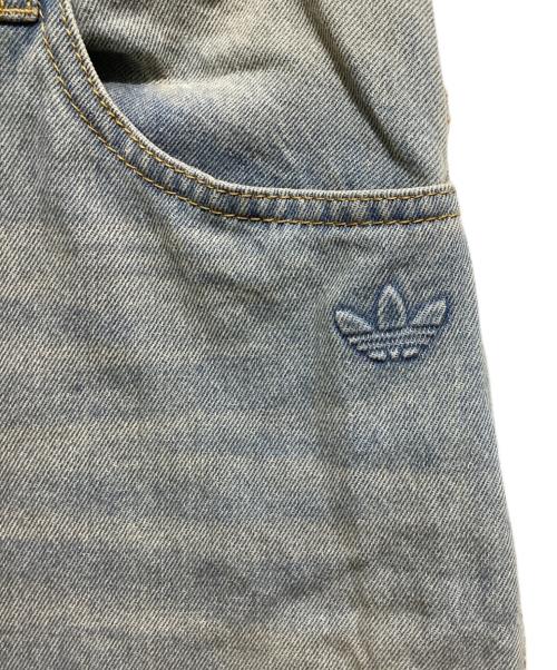 adidas（アディダス）adidas (アディダス) デニムジップパンツライトデニム インディゴ サイズ:27の古着・服飾アイテム
