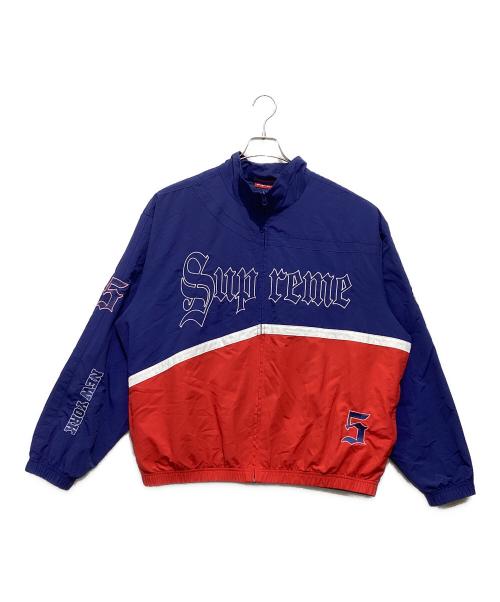 SUPREME（シュプリーム）SUPREME (シュプリーム) 25SSオールド イングリッシュ トラック ジャケット ブルー×レッド サイズ:Ｌの古着・服飾アイテム