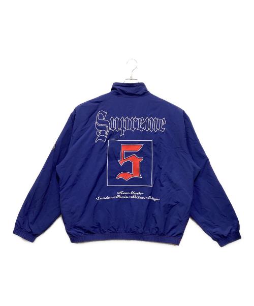 SUPREME（シュプリーム）SUPREME (シュプリーム) 25SSオールド イングリッシュ トラック ジャケット ブルー×レッド サイズ:Ｌの古着・服飾アイテム