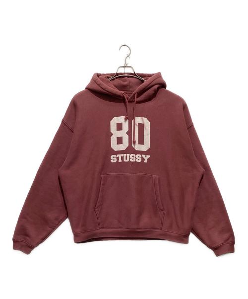 stussy（ステューシー）stussy (ステューシー) 80 リラックス フーディー レッド サイズ:Ｌの古着・服飾アイテム