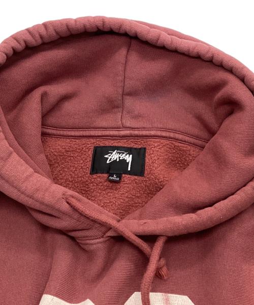 stussy（ステューシー）stussy (ステューシー) 80 リラックス フーディー レッド サイズ:Ｌの古着・服飾アイテム