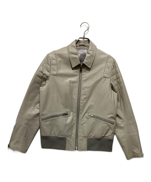 UNDERCOVERISM（アンダーカバーイズム）UNDERCOVERISM (アンダーカバーイズム) パデッドレザージャケット グレー サイズ:2の古着・服飾アイテム