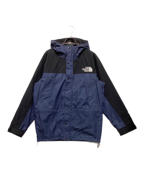 THE NORTH FACE（ザ ノース フェイス）THE NORTH FACE (ザ ノース フェイス) マウンテン ライト デニムジャケット ネイビー×ブラック サイズ:Mの古着・服飾アイテム