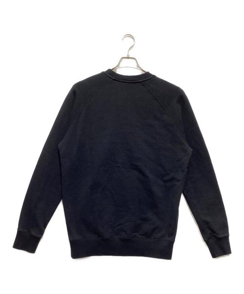 maison kitsune（メゾンキツネ）maison kitsune (メゾンキツネ) チラックス スウェットシャツ ブラック サイズ:Ｌの古着・服飾アイテム