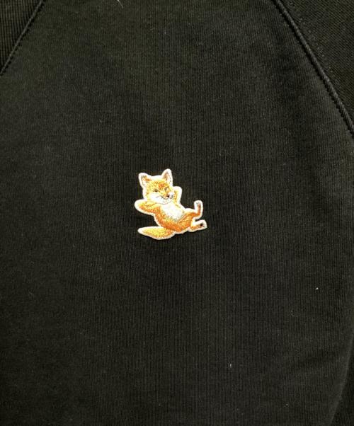 maison kitsune（メゾンキツネ）maison kitsune (メゾンキツネ) チラックス スウェットシャツ ブラック サイズ:Ｌの古着・服飾アイテム