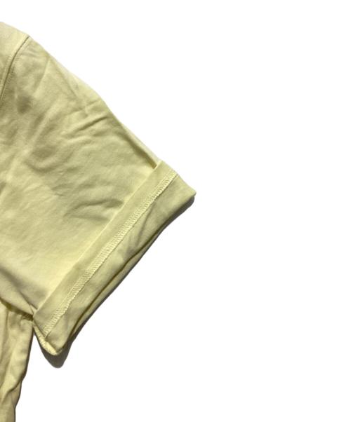 AMI PARIS（アミ パリス）AMI PARIS (アミ パリス) ハートロゴ刺繍Tシャツ イエロー サイズ:Ｓの古着・服飾アイテム