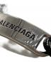 BALENCIAGA (バレンシアガ) プレートブレスレット ブラック：15000円