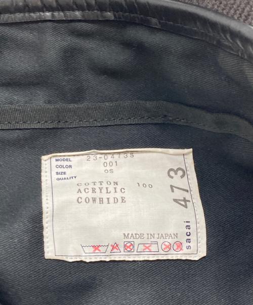 sacai（サカイ）sacai (サカイ) フリンジバッグ ブラック サイズ:0Sの古着・服飾アイテム