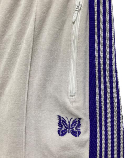 Needles（ニードルズ）Needles (ニードルズ) Narrow Track Pant パープル×ホワイト サイズ:Ｌの古着・服飾アイテム