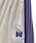 中古・古着 Needles (ニードルズ) Narrow Track Pant パープル×ホワイト サイズ:Ｌ：12000円