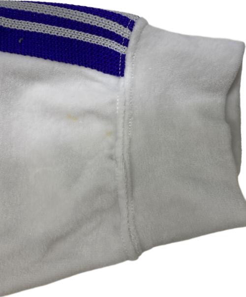 Needles（ニードルズ）Needles (ニードルズ) Track Hoody パープル×ホワイト サイズ:Ｌの古着・服飾アイテム