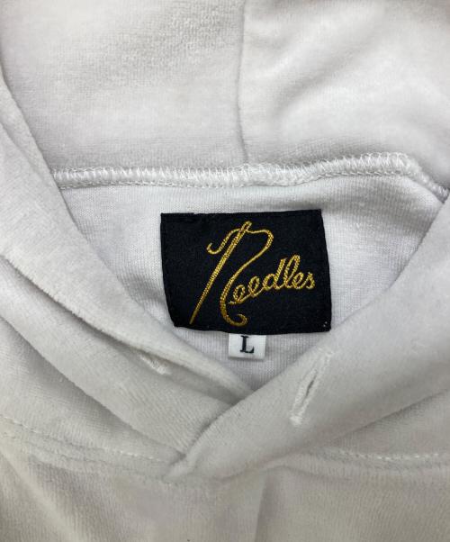 Needles（ニードルズ）Needles (ニードルズ) Track Hoody パープル×ホワイト サイズ:Ｌの古着・服飾アイテム